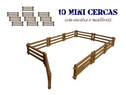 Kit com 10 Mini Cerca para decoração de Terrário, mini mundos ou maquetes, Miniatura Cerquinha 6x3cm - Image 1