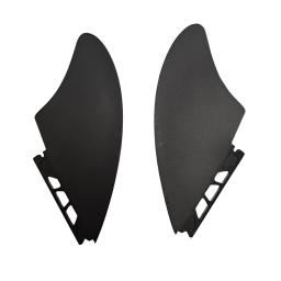 UPSURF-Plastic Keel Surf Fins, Prancha de Surf, Twin Quilhas Tabs Simples, Nylon Short Board Fins, Acessórios de Surf, 2Pcs Set - Image 2