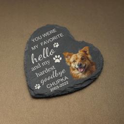 Pedras personalizadas Pet Memorial, Gravado com foto, Pedra do jardim para cão e gato - Image 5