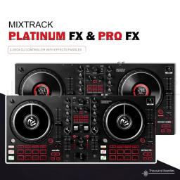 Controlador de DJ Profissional com Efeito Digital Mixer Track Pro/Platinum FX, Suporte USB e Roda Grande de 6 Polegadas - Image 2