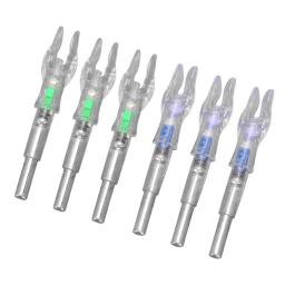 Light Nocks tiro com arco para prática, instalação rápida, visibilidade clara, plástico, rastreamento preciso - Image 3