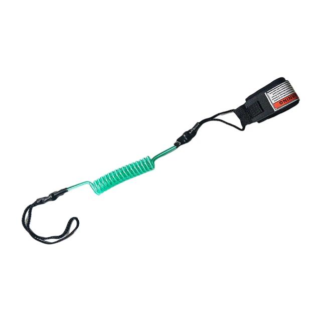 Prancha de Segurança: Leash Cord Ajustável Coiled para Surf e Acessórios de Esportes Aquáticos