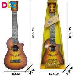 6 Cordas Guitarra Clássica Cordas De Aço Iniciantes Toy Guitar Crianças Ukulele Crianças Instrumento Musical Para Boy Girl Gift - Image 2