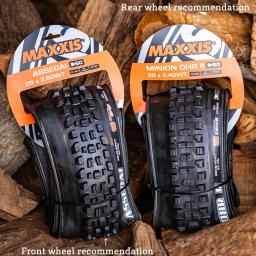 Maxxis assegai downhill sem câmara de ar mtb pneu de bicicleta 29 27.5 jantes mountain bike pneus de 29 polegadas para dh dd trail enduro corrida 29x 27.5x - Image 1