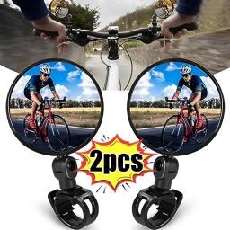 Bicicleta ajustável espelhos retrovisores, girar guidão espelho para andar de bicicleta e ciclismo, espelho retrovisor universal - Image 3