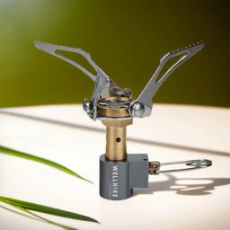 Fogão de acampamento portátil dobrável, mini fogão de acampamento, 2000W, queimador, forno de sobrevivência para cozinhar ao ar livre - Image 2