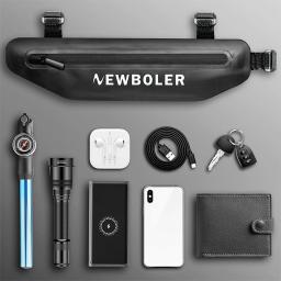 Newboler bolsa triangular para bicicleta, bolsa para tubo frontal de bicicleta, à prova d'água, bolsa para ciclismo, bateria, embalagem, acessórios - Image 3