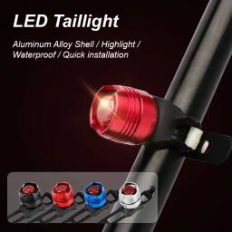 Lâmpadas de aviso de segurança para ciclismo, luz traseira leve para bicicleta, brilho, led, luz traseira para mtb, acessórios de ciclismo - Image 1