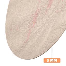 Art Painting Color Palette Mixer, Pintura A Óleo De Madeira Oval, Placa De Mistura De Cor Acrílica, Bandeja De Pintura, Desenho De Placa, Ferramenta De Estudo, 20x30cm - Image 6