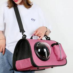 Portátil dobrável macio-Sided gato bolsa, pet transportadora respirável, transporte Travel Bag, criativo Pet fornecimentos, ao ar livre - Image 3