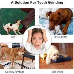 Dog Ball Toys para cães pequenos Interactive Elasticity Puppy Chew Toy Tooth Cleaning Borracha Food Ball Toy Pet Stuff Acessórios - Image 5