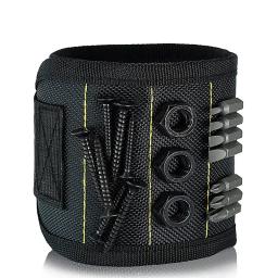 Correia magnética para pulseira, Saco de pulso magnético forte Ferramenta multifuncional, Prego de sucção - Image 4