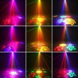 Honeycomb 3 em 1 Padrão Party Lights, USB Luzes do Palco, Som Ativado Strobe Light, Controle Remoto, Disco Decoração, Aniversário - Image 3