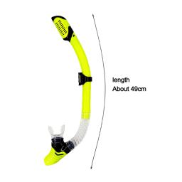 Mergulho Snorkel Tubo De Respiração Subaquática Seco Completo, Mangueira De Silicone, Equipamento De Natação, Dispositivo De Mergulho E Snorkeling - Image 6