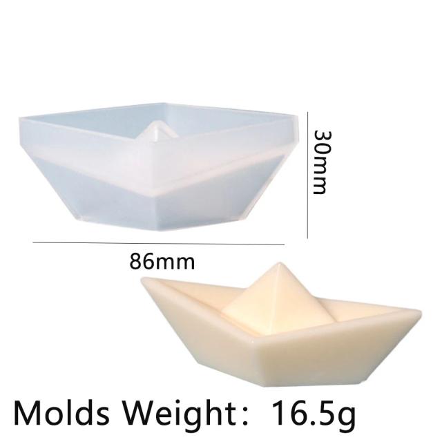 Molde de Silicone para Vela de Barco: Ideal para Chocolates, Fondant, Sabonetes e DIY Artesanais Decorativos  