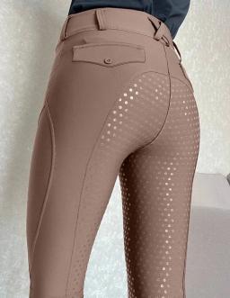 Leggings antiderrapante de silicone feminino, equipamento de assento completo, roupas apertadas, calças de equitação, cavalo equestre - Image 4