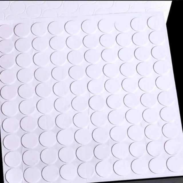 Fita adesiva dupla face de espuma branca 100 pontos para montagem, DIY, scrapbooking e decoração de Natal без vestígios