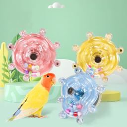 Bird Parrot Brinquedo Interativo, Turntable, Brinquedos Pendurados, Bola Sounding, Stand Toys, Playing Cage Acessórios, Pet Shop - Image 1