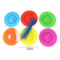 Jogo ao ar livre girando placas com varas, malabarismo Set, iniciantes, 6 pcs - Image 6