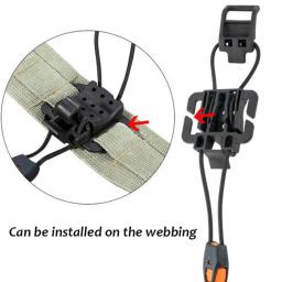 Tactical Wheel Clip Molle, Acessórios para caminhadas, Fivela suspensa multifunções, Shovel Clamp, Axe Clamp, Bracket Backpack - Image 4