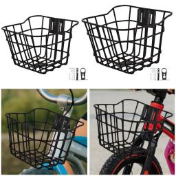 Crianças cesta de bicicleta frente decoração triciclo cesta acessórios da bicicleta guiador cesta para crianças meninas meninos ciclismo equitação - Image 1