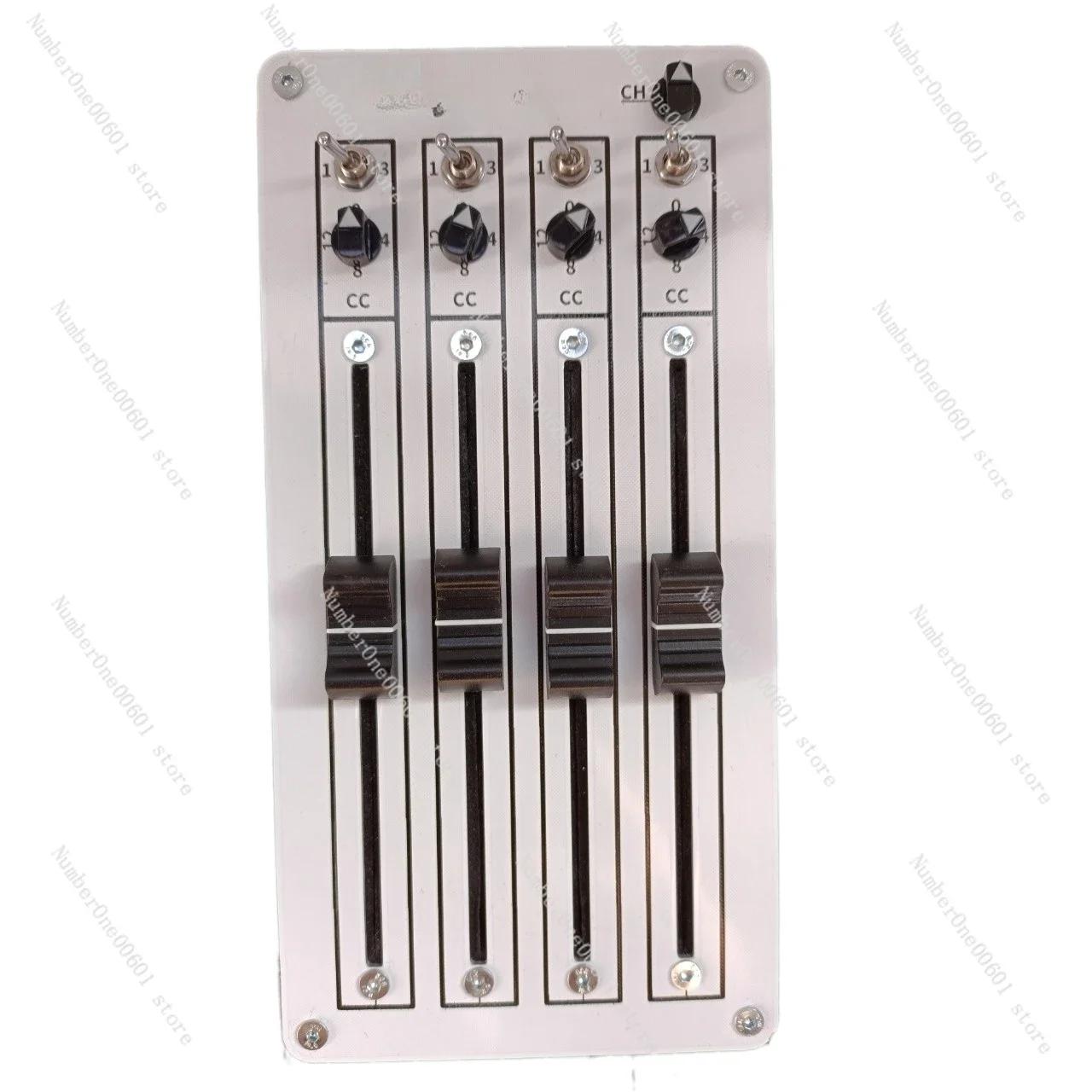Computador Música Fader, 4 Push, USB, MIDI, CC DAW, Host Software, Volume Controle Equipamento - Image 1