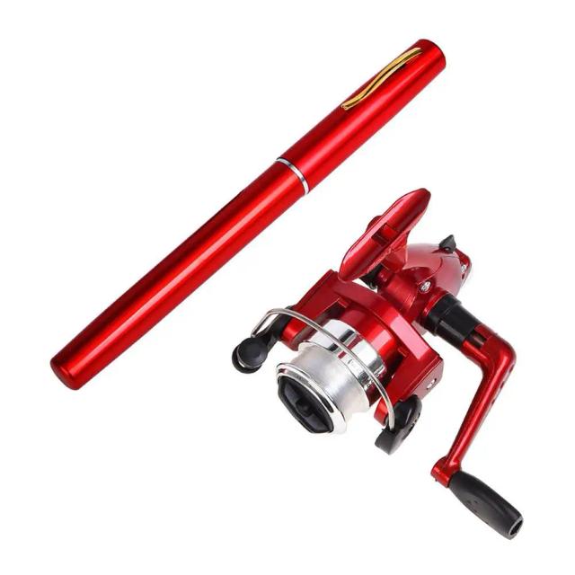 Mini Vara de Pesca Portátil Ultraleve com Cabo Telescópico e Acessórios para Viagens