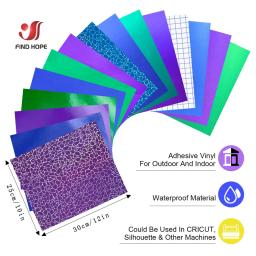15 folhas 12 "x 10" pacote de vinil adesivo para sinais gráficos scrapbooking compatível com corte diy janela canecas decalque decoração diy - Image 6