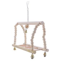 Pássaro suspensão ponte escada balanço pendurado quadro de escalada brinquedo para papagaio cor sólida pet gaiola acessórios - Image 3