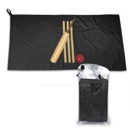 Quick Dry Cricket Praia Toalha, Wicket macio, Bat e Bola, Jogo de Cricket, cyclia5050 - Image 1