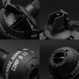 Granada de fumaça tática para airsoft paintball jogo, modelo gbb, explosão m67, fumaça e água, 3 peças, novo - Image 4