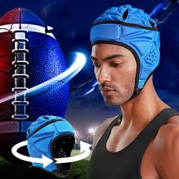 Capacete de futebol respirável, confortável de usar futebol, chapelaria acolchoada, adequado para hóquei lacrosse, THJ99 - Image 2