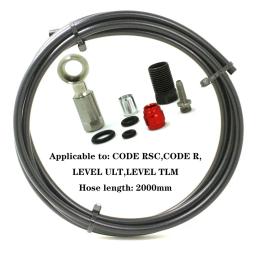 Kit de mangueira de freio de bicicleta, 2 metros, para sram código r nível, conjunto de conector de freio a disco hidráulico, acessórios de ciclismo - Image 1
