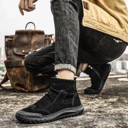 Moda 2025 botas masculinas nova plataforma sapatos casuais masculinos oferta barata designer antiderrapante venda quente de alta qualidade confortável y2k - Image 4