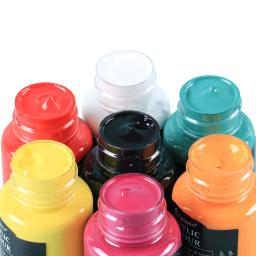 Conjunto de tintas acrílicas para principiantes e artistas, pinturas artesanais, lona, rocha cerâmica, presentes para crianças, 6 cores, 25ml, 0,84 oz - Image 2