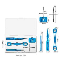 Removedor de pino de rolamento de carretel de pesca, ferramenta de reparo de manutenção, kit de reparo de carretel de pesca, conjunto de ferramentas de reparo diy - Image 6