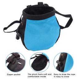 Saco de giz de escalada ajustável, Equipamento impermeável, Cintura antiderrapante, Saco de giz pendurado para escalada, Bouldering, Halterofilismo - Image 4