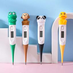 Termômetro eletrônico portátil dos desenhos animados, Produtos seguros de cabeça macia, Acessórios veterinários, Pet Medical Equipment, Suprimentos de ferramentas - Image 1