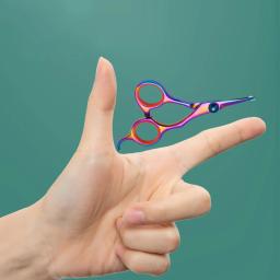 Aço inoxidável Pet Hair Scissors, Dog Trimming Grooming Shears, Animal Cutting, Pés, Orelha, Olho, Animais de estimação - Image 4