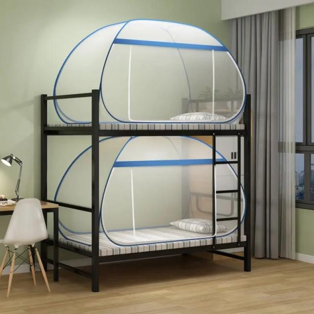 Mosquiteiro Dobrável para Porta Única - Ideal para Cama de Solteiro 0,9x1,9 m com Amplo Espaço e Design Completo para Yurt