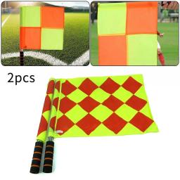 Conjunto de Bandeiras de Árbitro Durável, Bandeira de Sinal, Deluxe, Futebol, Rugby, Hóquei, Treinamento, Artigos Esportivos, 2Pcs - Image 1