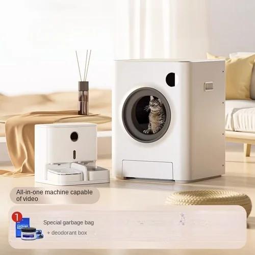 Alimentador automático Pet para grandes raças do cão, água bebedor substituição filtros, Puppy alimentador automático, tigela de água, Cat Food Conta - Image 1