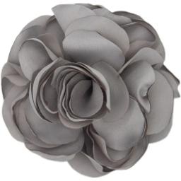 Broche de flor rosa grande tecido, arte de pano, alfinetes de lapela artesanais, crachá floral, joias de casamento, moda vintage - Image 4
