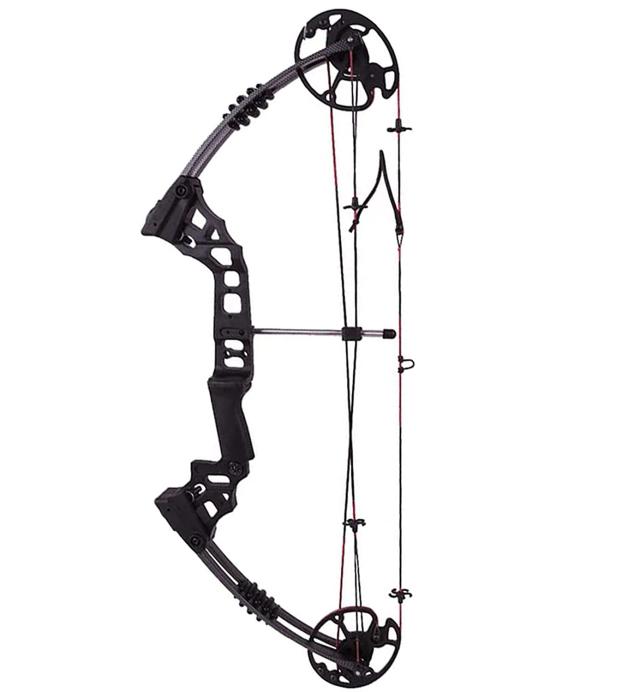 Conjunto Completo de Arco Composto para Caça ao Ar Livre - Tiro com Arco de 20 a 70 Libras, Ideal para Esportes e Aventura
