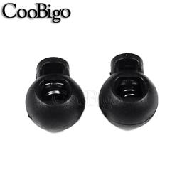 100 pçs plástico primavera cabo bloqueio rolha bola redonda alternar clipe diy roupas esportivas cadarço roupas cordão mochila corda acessórios - Image 3