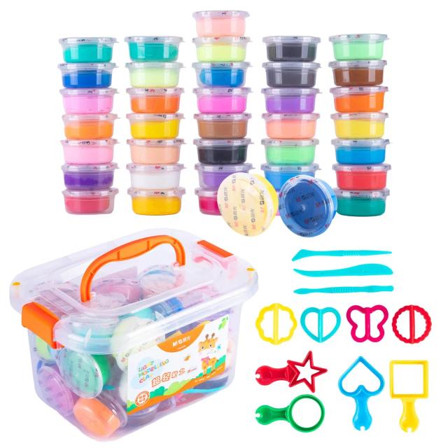 M&G Kit de Argila de Ar 36 Cores para Crianças