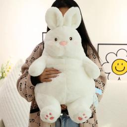 Coelho preguiçoso gigante Soft Plush Dolls, Coelhinho branco bonito, Brinquedos de animais, Baby Sleep Pillows, Almofada, Crianças, Girl Birthday Gift, Decoração Kawaii - Image 2