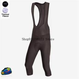 Velo térmico Ciclismo Calças e Calças Justas para Homens, Calças Bib, 20D Gel Pad, Calças de bicicleta, Inverno, 3/4 Comprimento - Image 2