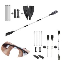 Alumínio caiaque pás para barco a remo, barco de pesca inflável, destacável rafting remo, 2pcs - Image 5