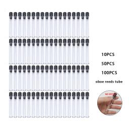 Tubo De Armazenamento De Reeds De Oboé Com Fixação De Aperto, Estojo De Plástico, Acessórios De Oboé, 10 Pcs, 50 Pcs, 100 Pcs - Image 2